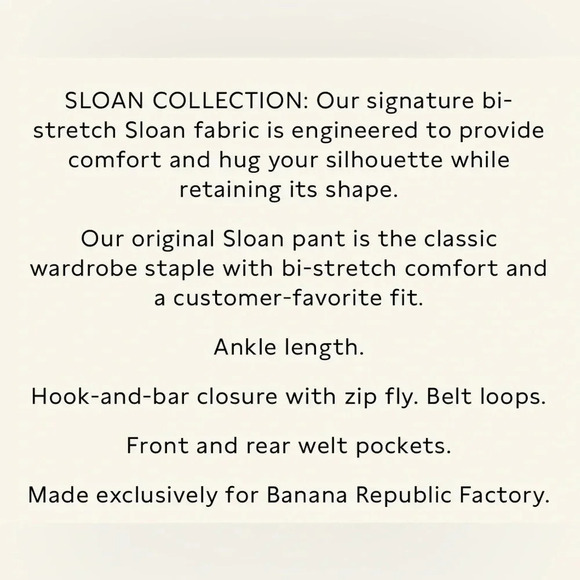 Banana Republic Slim Sloan Pant - Picture 8 of 10